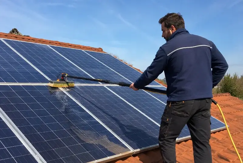 Nettoyage et entretien de panneaux solaires à Saint-Lon-les-Mines