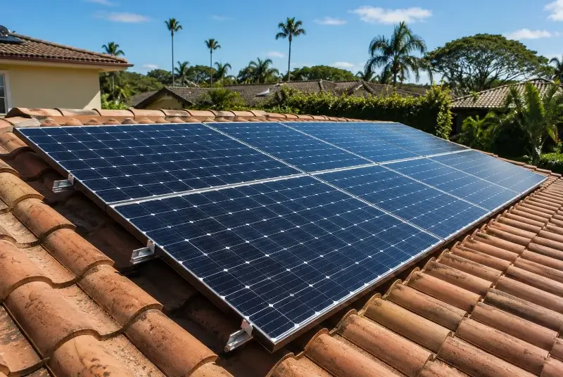 Installation de panneaux solaires à Saint-Lon-les-Mines
